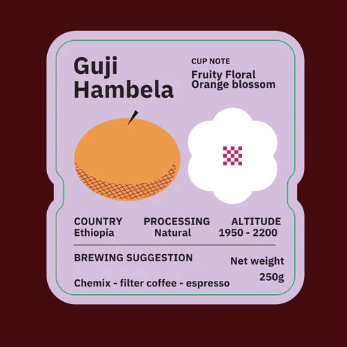 Ethiopia Guji Hambela 250g (Espresso/Filter)