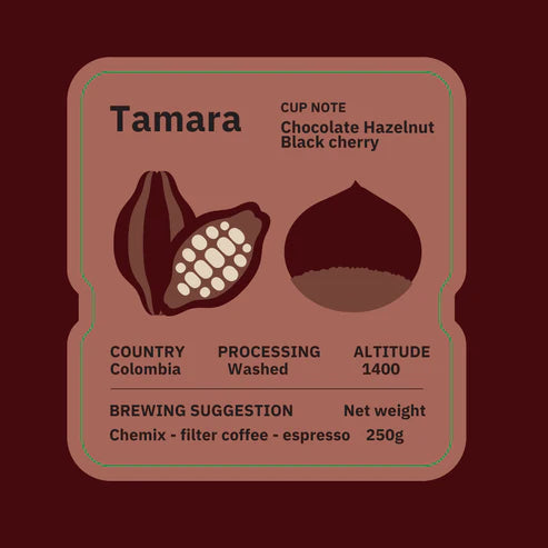 Colombia Tamara 250g (Espresso/Filter)