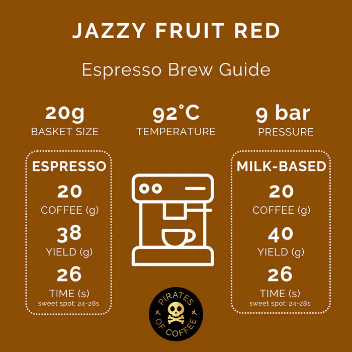 Jazzy Fruit Red Tropical Blend 250g (Espresso/ Filter)