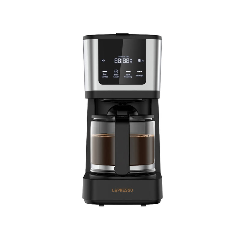 LePresso Rich Brew Coffee Machine Interactive Touch Display - Black