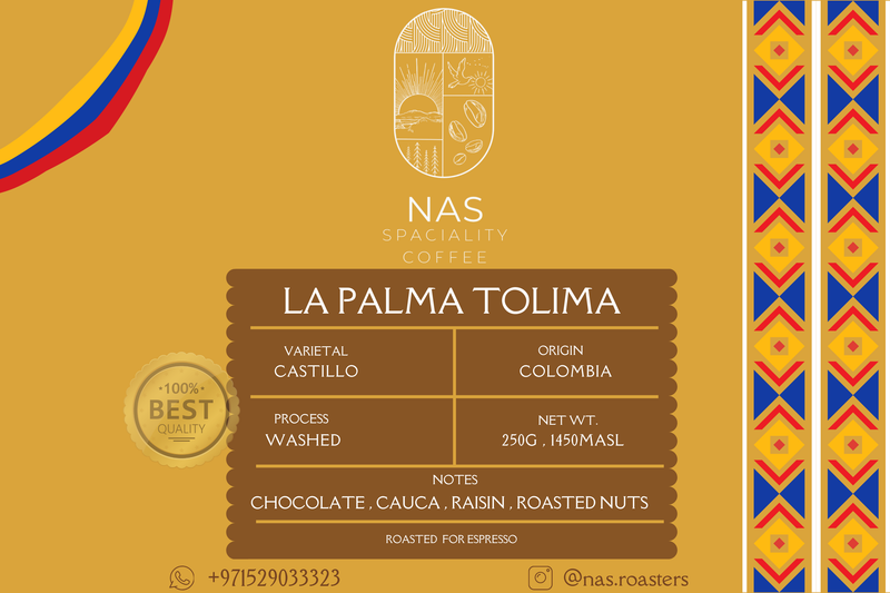 Colombia La Palma Tolima 250g (Espresso)