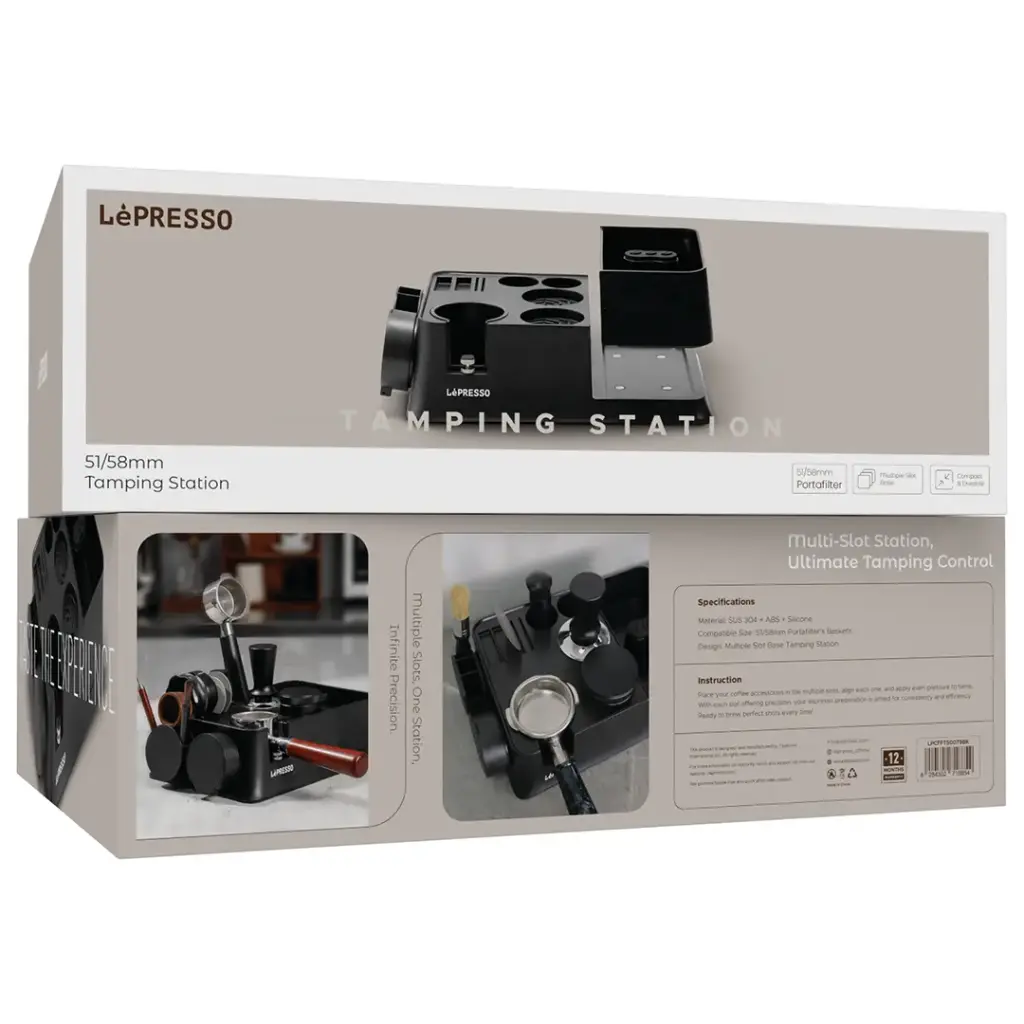 Lepresso 51/58mm Tamping Station - Black