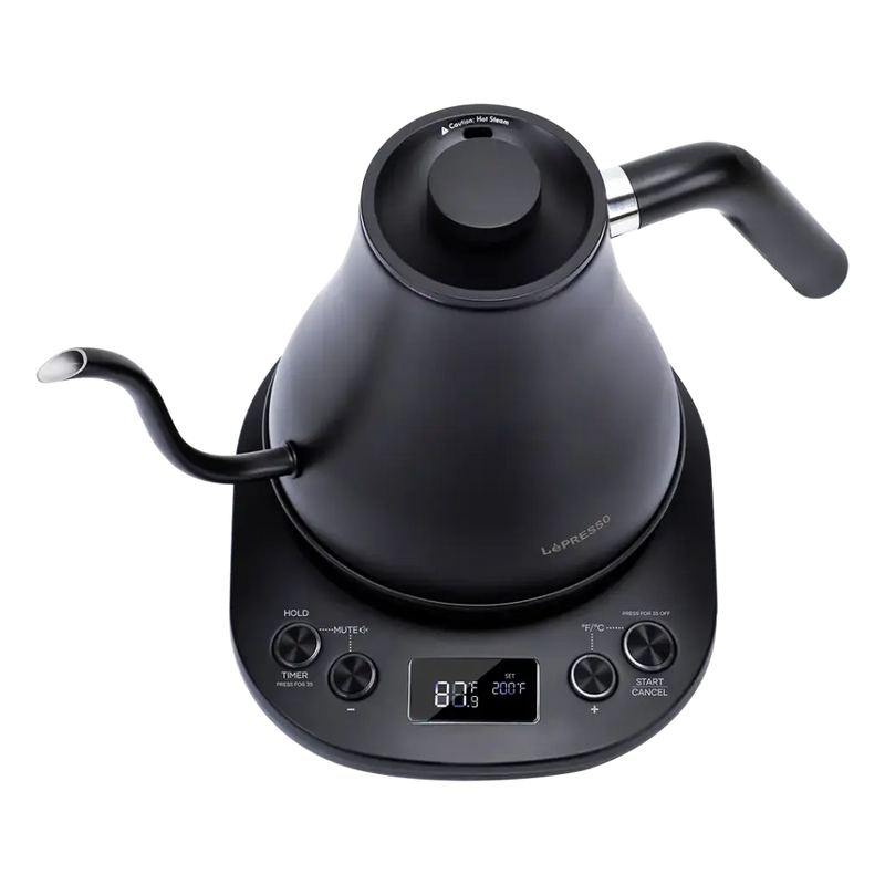 Lepresso 800ml Electric Pour-Over Kettle - Black