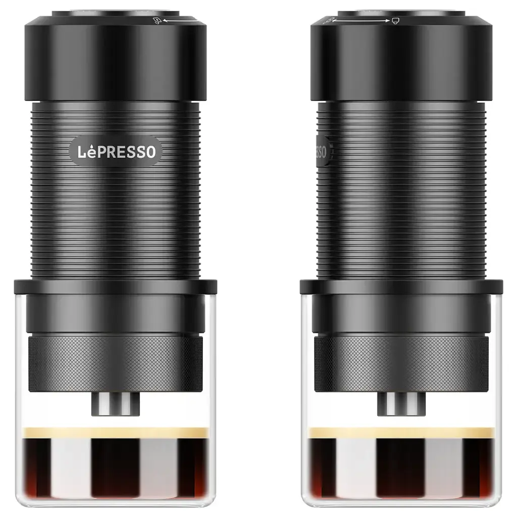 Lepresso Hand Press Espresso Maker - Black