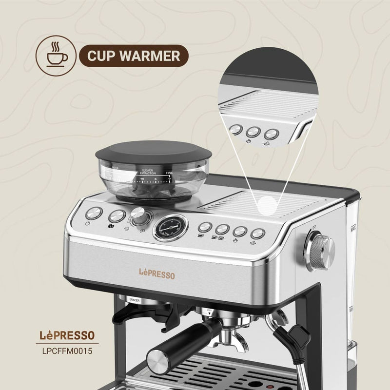 Lepresso Advanced Espresso Machine - Silver