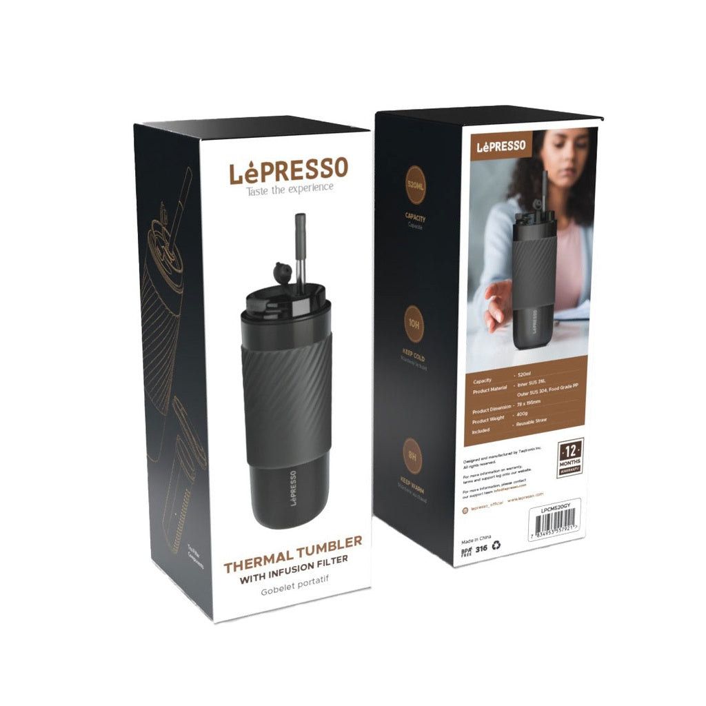 LePresso 520ml Thermal Tumbler with Infusion Filter