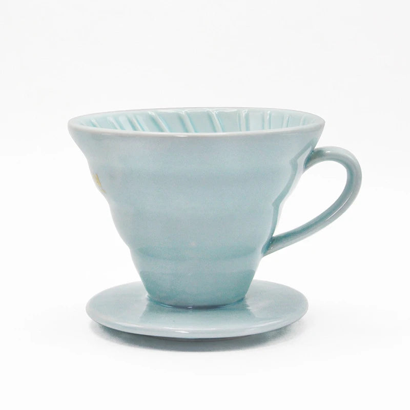 Crop V60 Ceramic Coffee Dripper Tiffany, 01