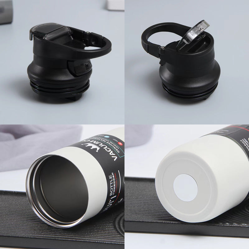 Crop 350ml Double Wall Vacuum Coffee Mug White