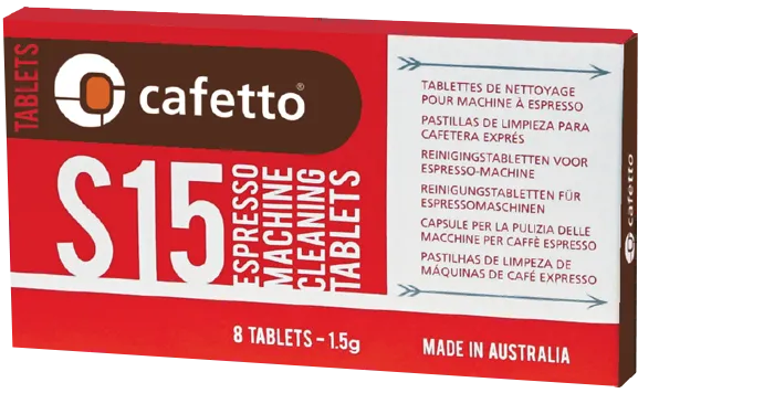 Cafetto For Breville S15 Espresso Cleaning Tablets 8 pack for espresso machine maintenance and cleaning
