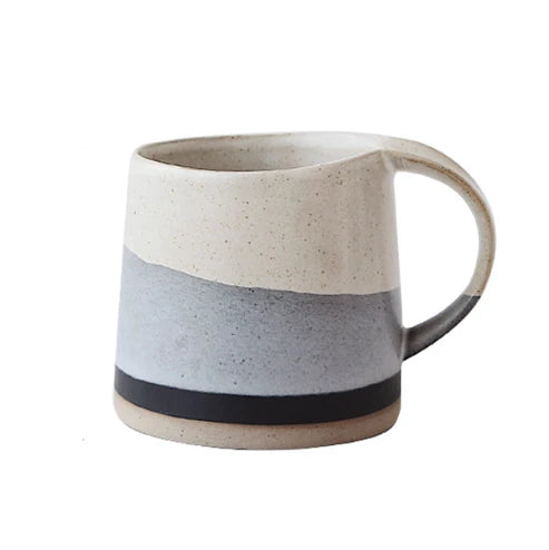 Crop 350ml Ceramic Coffee Cup  Day & Night