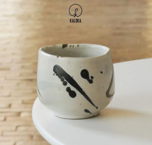 Kaloka 140ml C77 Flow Series Different Color Handmade Coffee Cup