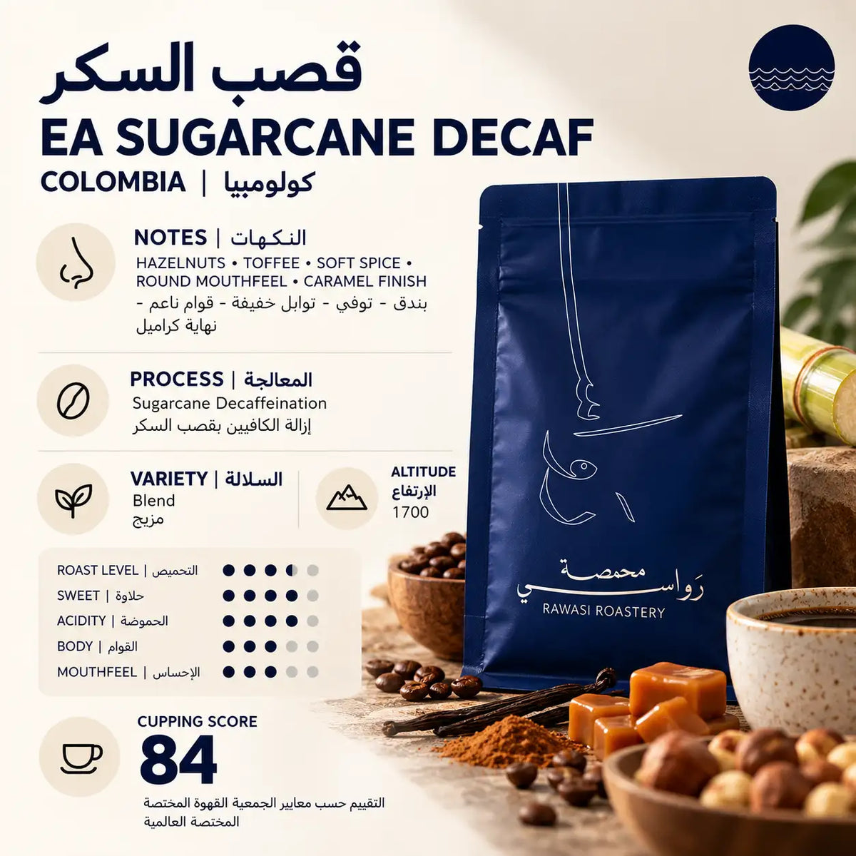 Colombia Decaf 250g (Espresso / Filter)