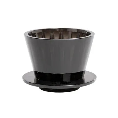 Crop B75 Wave Dripper – Black and Clear variants, precision pour-over