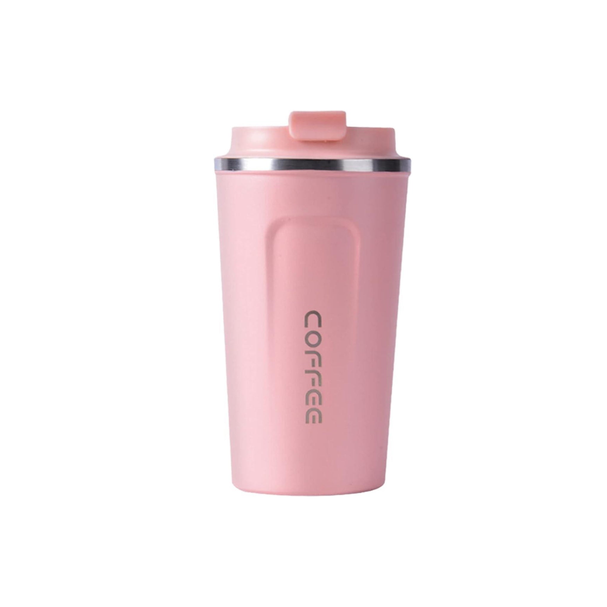 Crop 500ml Stainless Steel Coffee Mug Pink