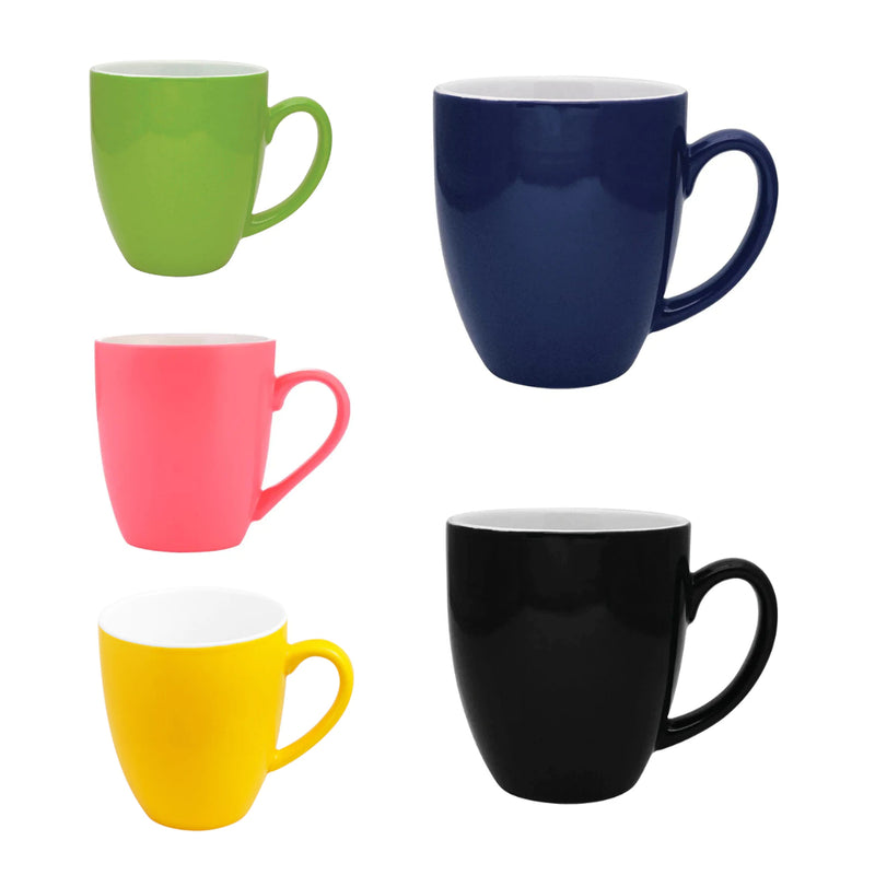 Crop 400ml Different Colors Ceramic Coffee Cup