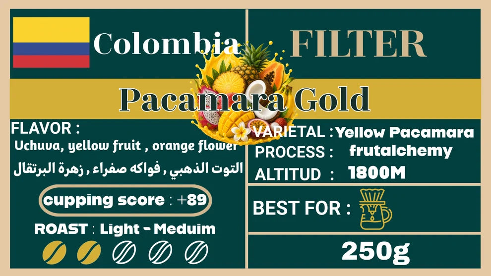 Colombia Pacamara Gold 250g (Filter)