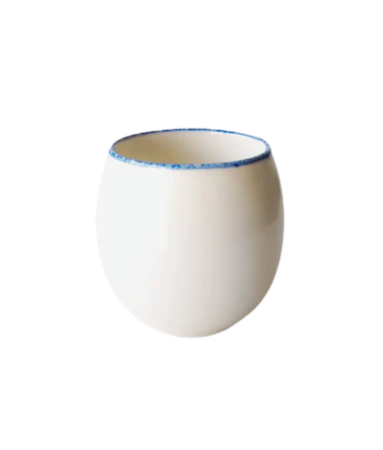 Crop 160ml White Color Ceramic Coffee Cup