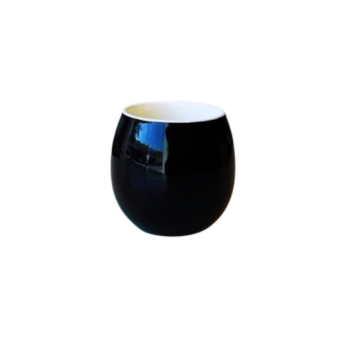 Crop 160ml Black Color Ceramic Coffee Cup