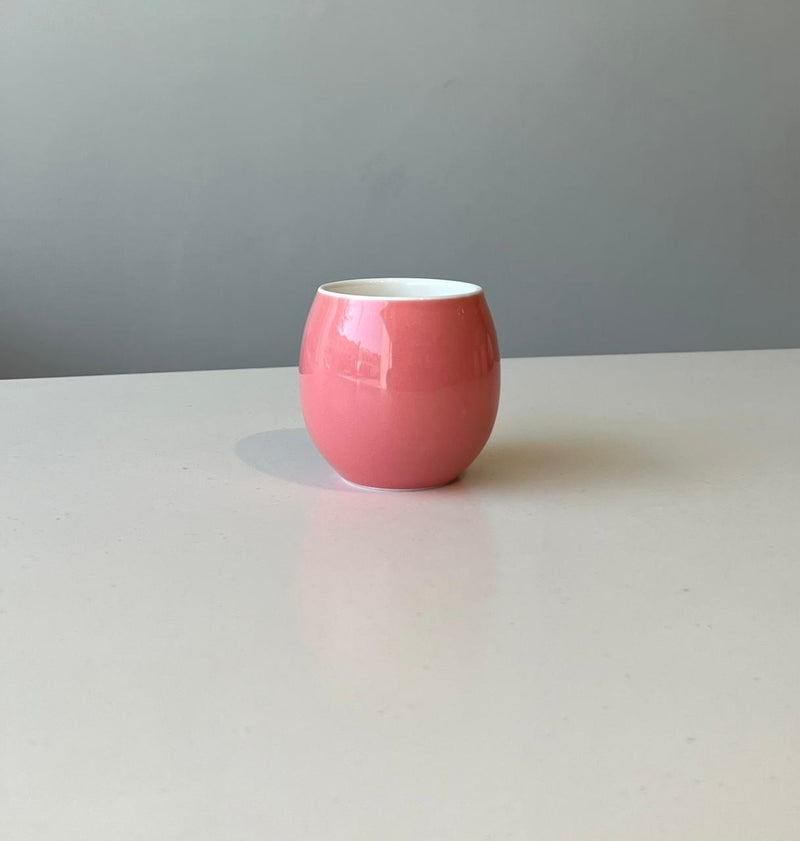 Crop 160ml Pink Color Ceramic Coffee Cup