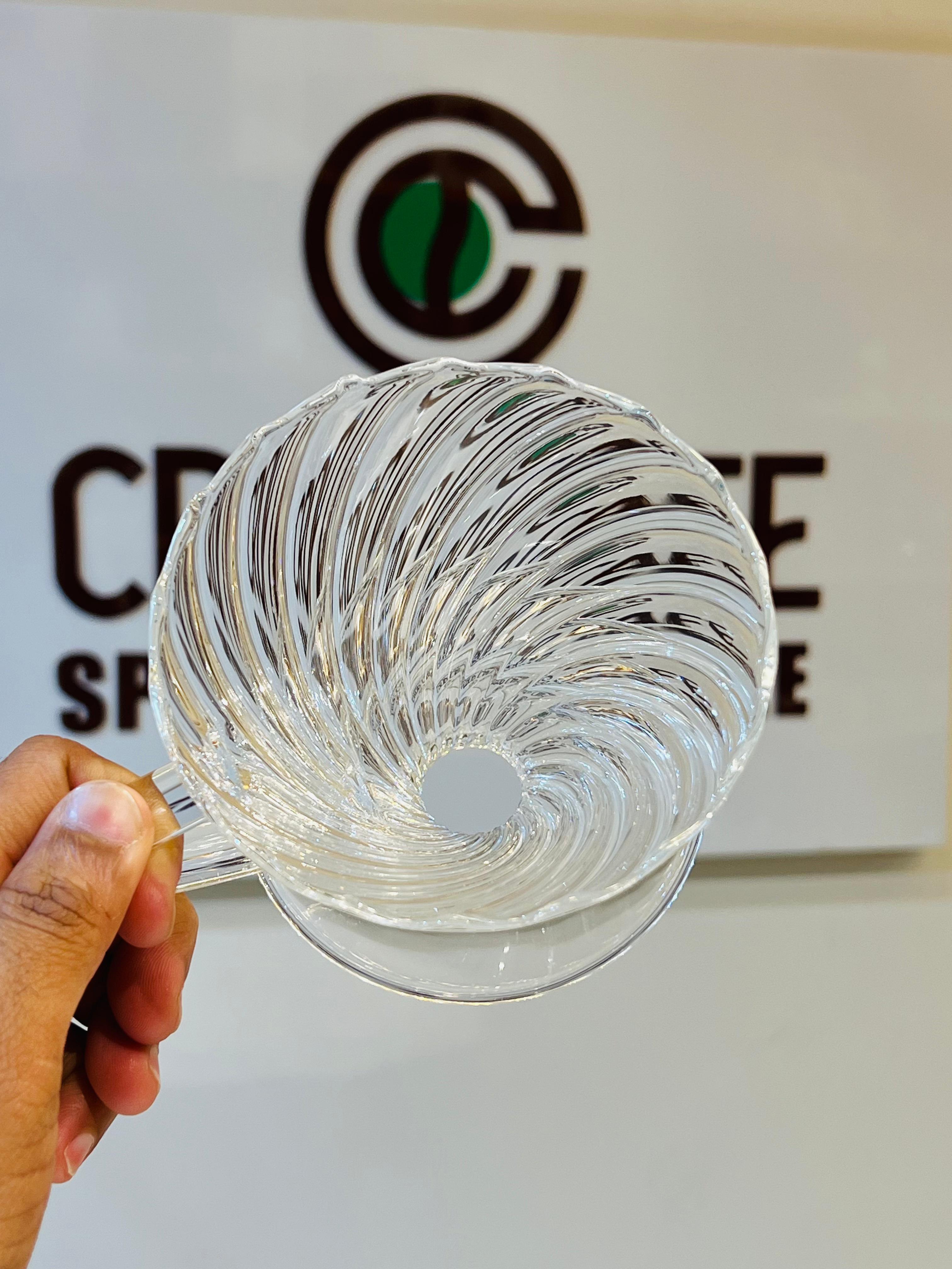 Crop 01 Borosilicate Glass Coffee Dripper