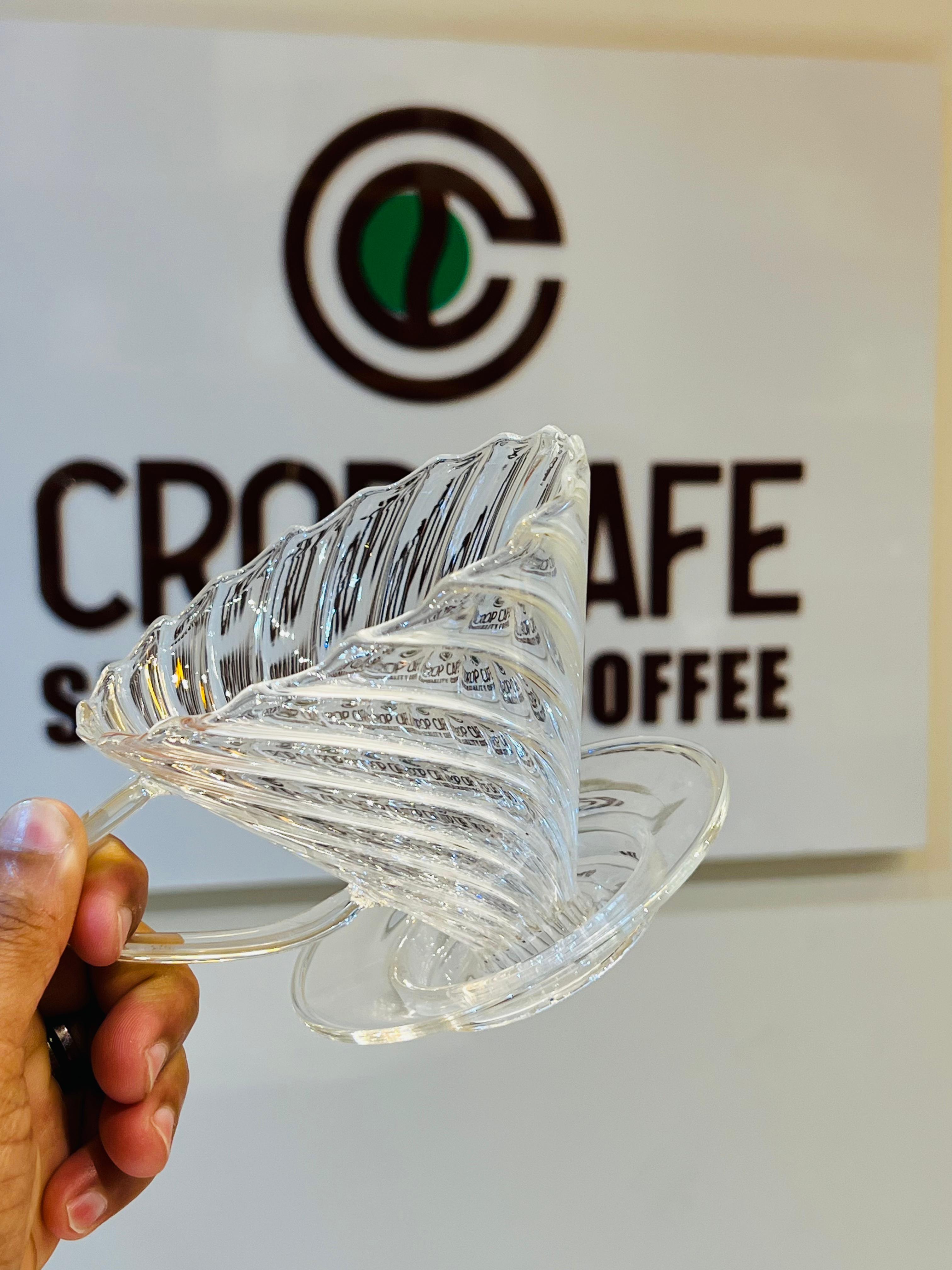 Crop 01 Borosilicate Glass Coffee Dripper