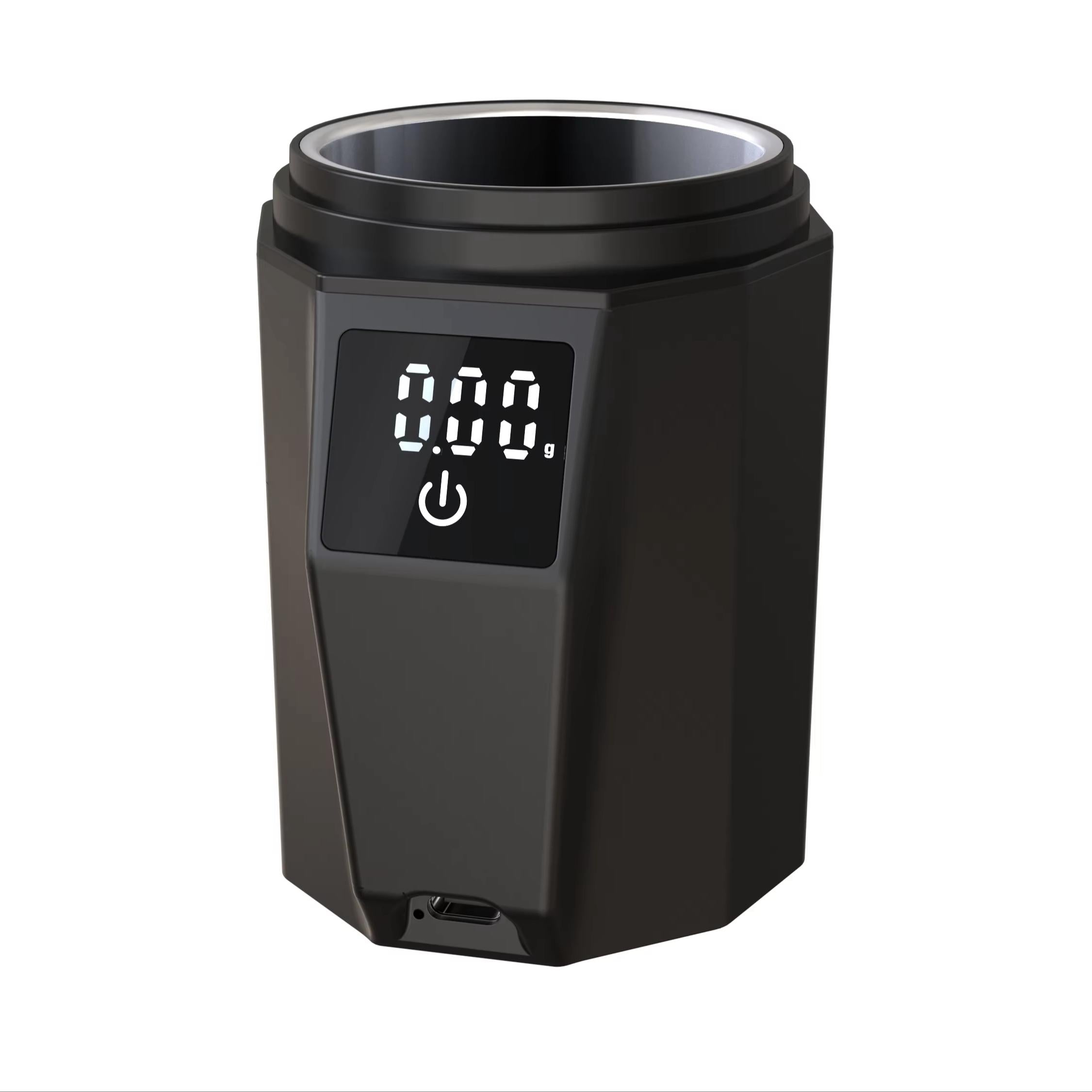 Crop Digital Coffee Dosing Cup with Scale 58mm