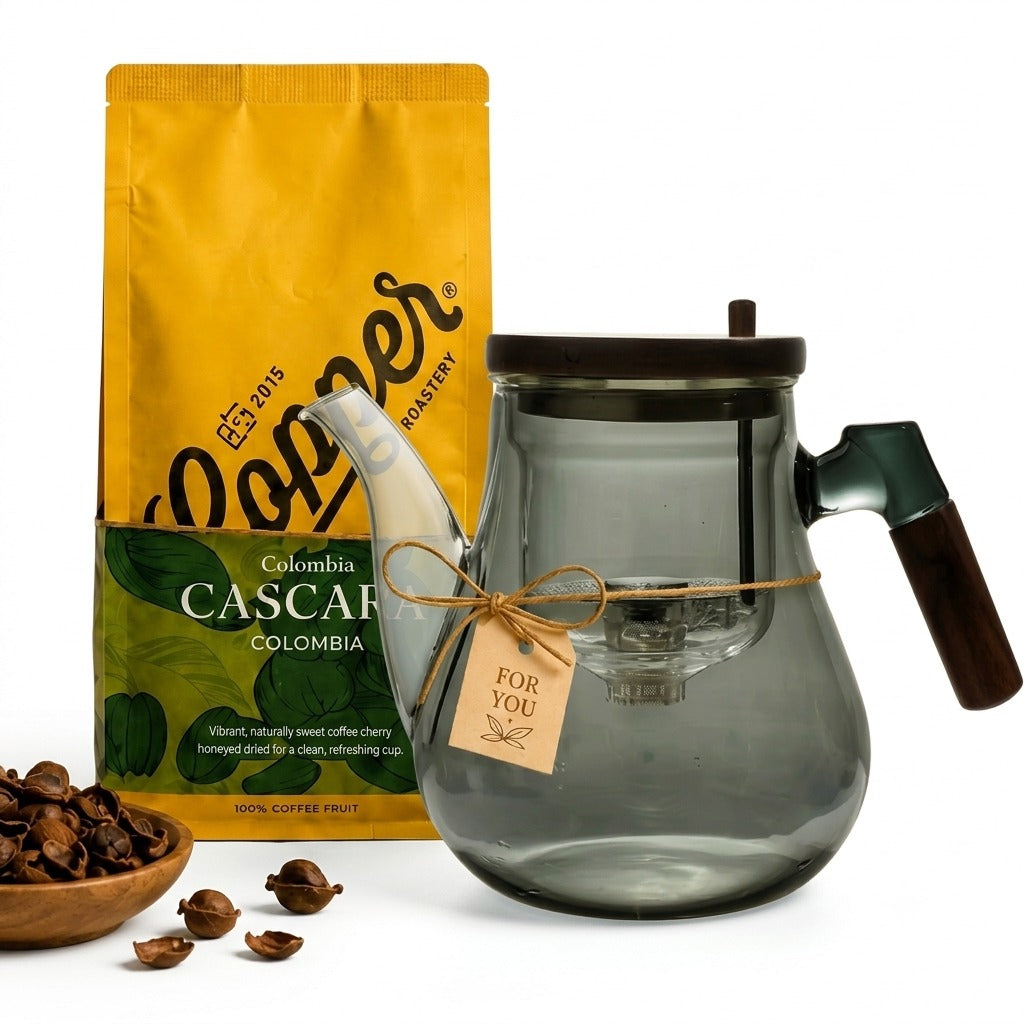 Crop Cascara Tea pot Combo