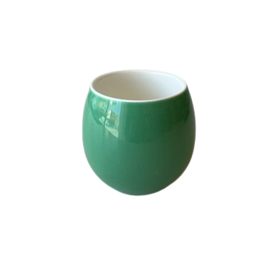 Crop 160ml Green Color Ceramic Coffee Cup