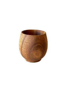 Crop 150ml Acacia Wood Coffee Cup