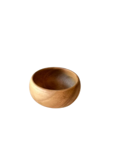 Crop Acacia Wood Cupping Bowl