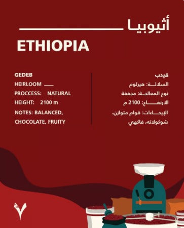 Ethiopia Gedeb Natural 250g (Espresso/Filter)