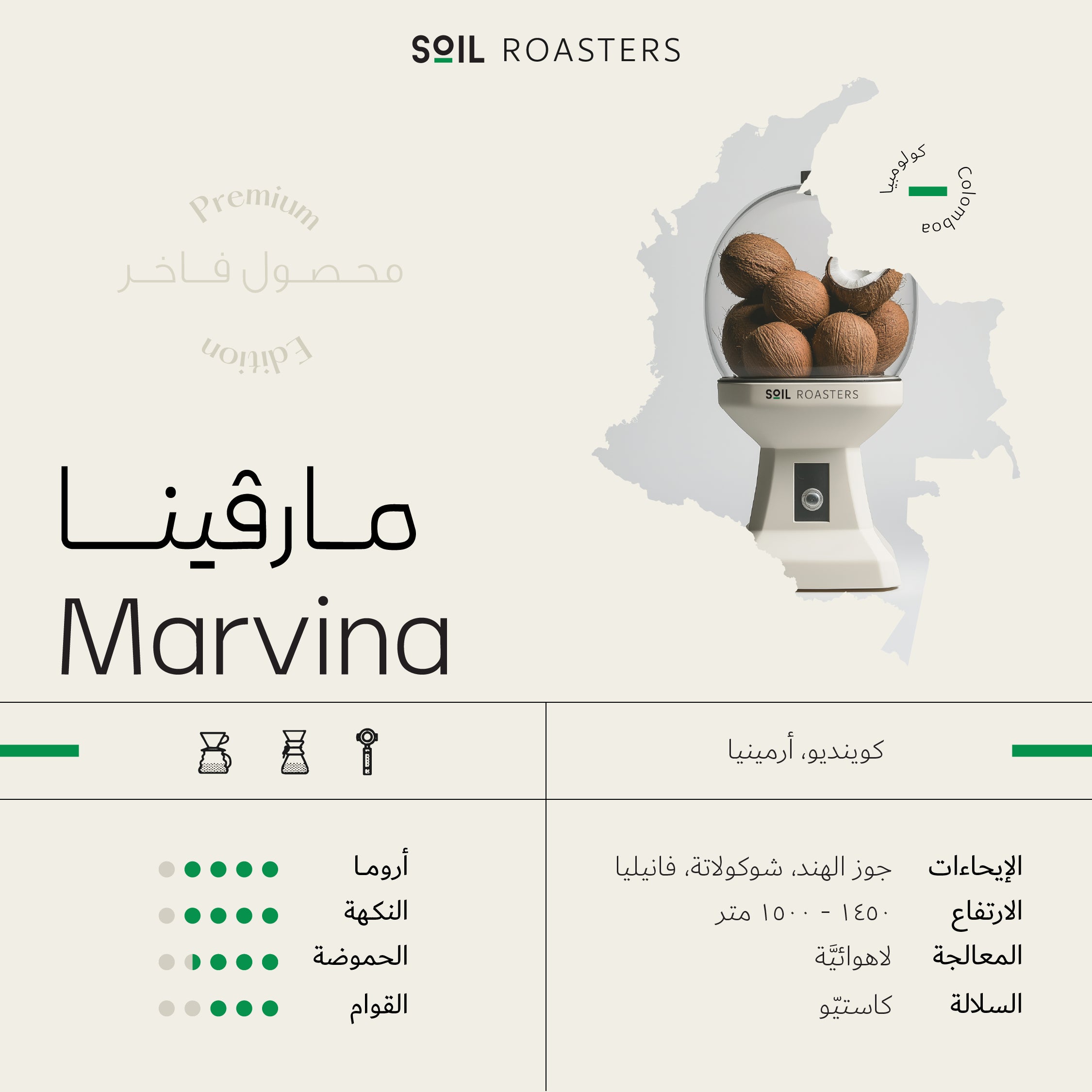 Colombia Marvina 250g (Espresso/Filter)