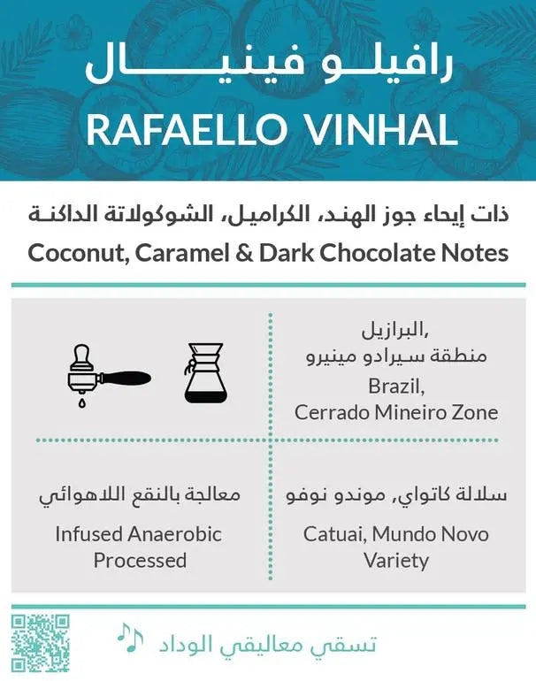 Brazil Raffaello Vinhal 250g (Espresso / Filter)