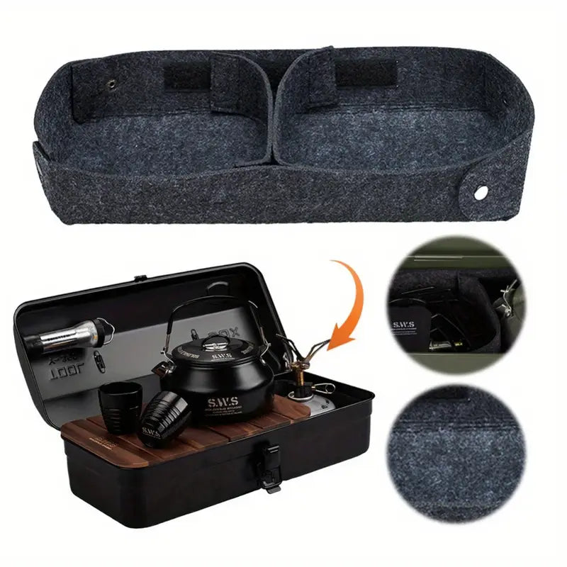 Crop Camping Metal Storage Box