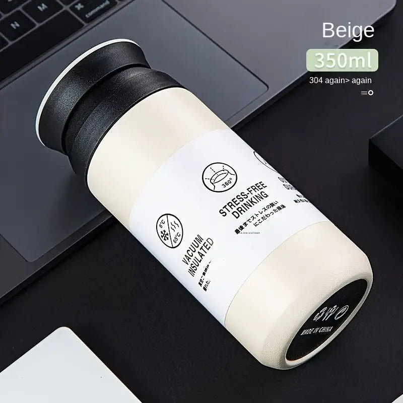 Crop 350ml Mug Beige – clean earthy tone, perfect for coffee or tea