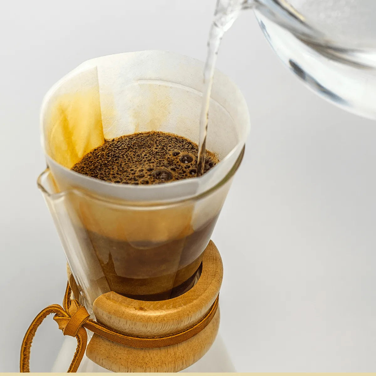 Chemex Half Moon 3 Cup Filters 100 pack specialty paper coffee filters for pour over brewing