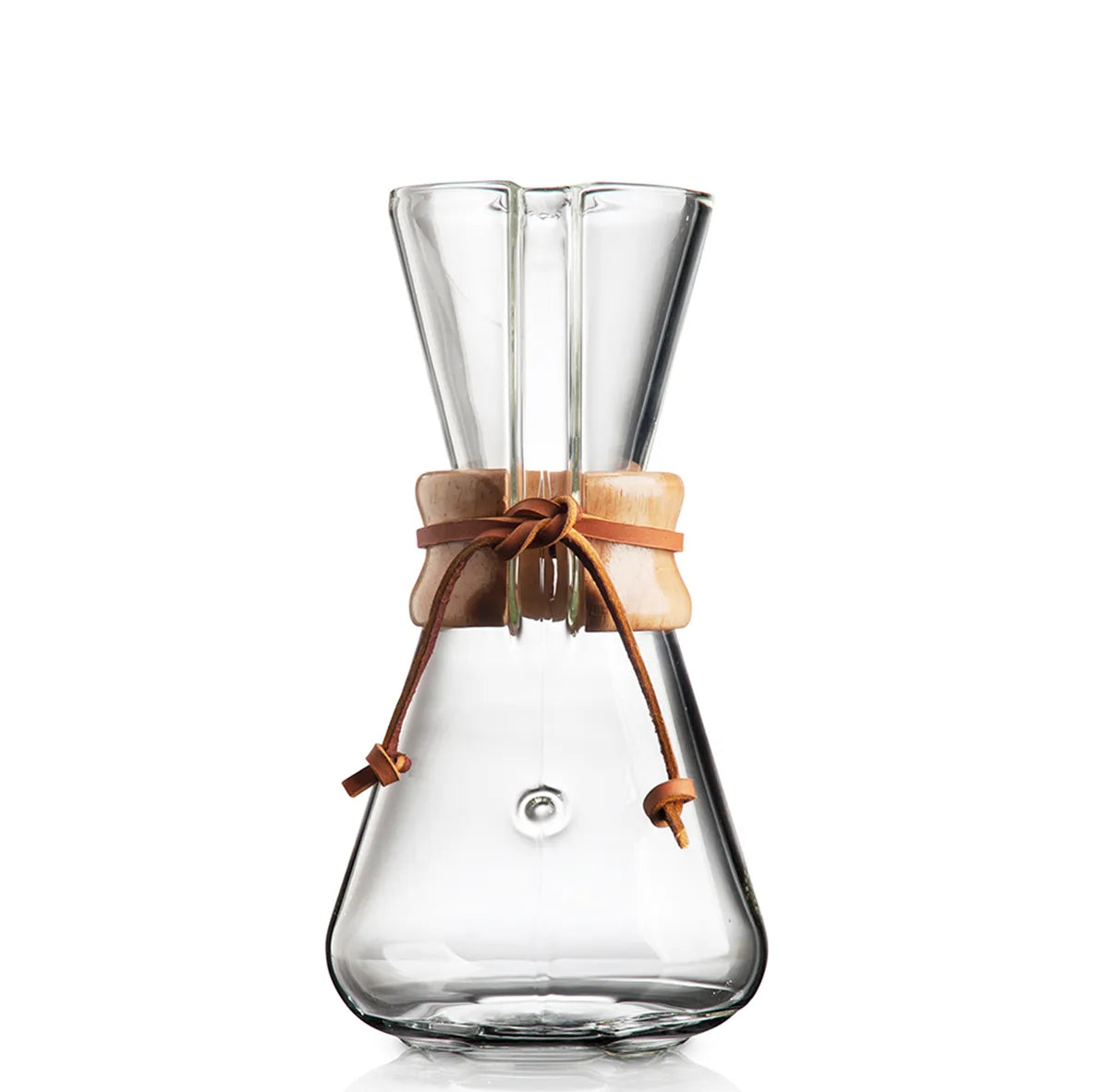 Chemex 600ml 3 Cup Classic Coffeemaker glass pour-over coffee brewer with wooden collar design