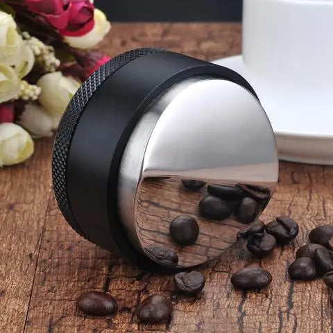Barista Space 58mm Coffee Espresso Distribution Tool Black with adjustable height for even espresso puck distribution