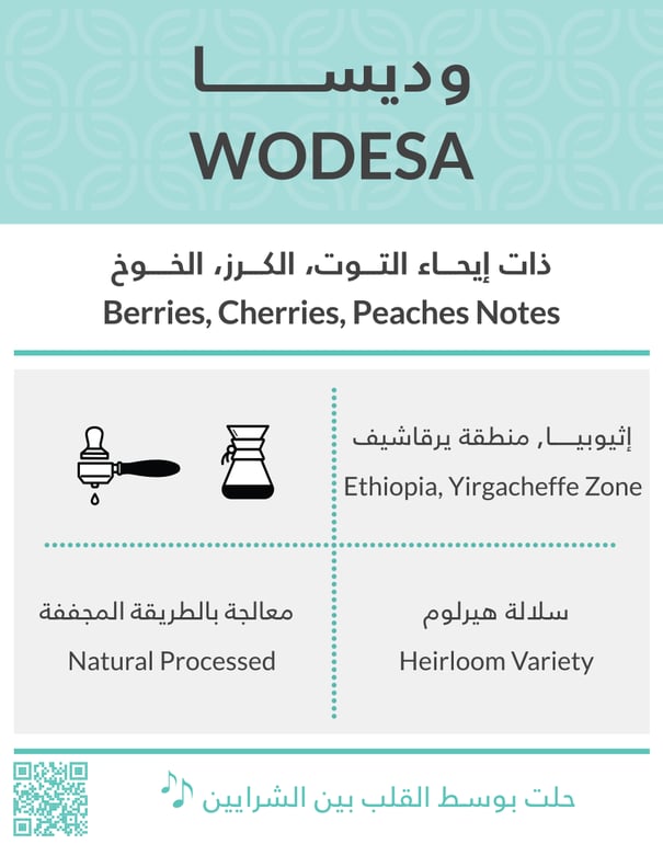 Ethiopia Wodesa 250g (Espresso / Filter)