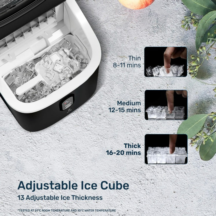 Crop Countertop Clear Ice Maker Machine