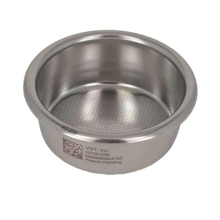 VST Precision Filter Basket 20g Ridgeless espresso portafilter basket with individual QC report