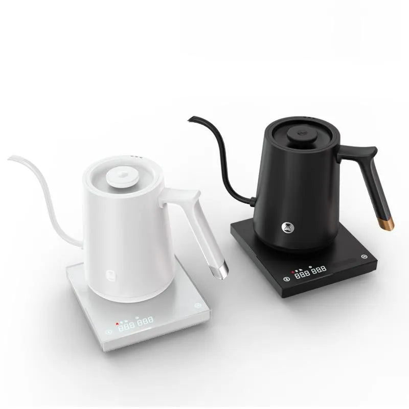 Timemore 600ml Black Fish Smart electric pour over kettle with thin spout STRIX temperature control hidden LED screen