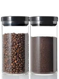 Hario Air Tight Jar for Coffee Canister Black 300gm