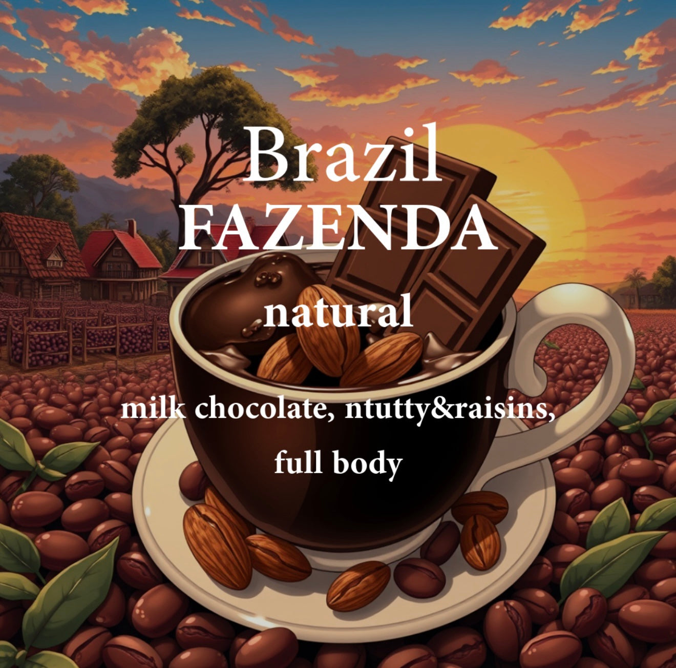 Brazil Fazenda 250g (Espresso)