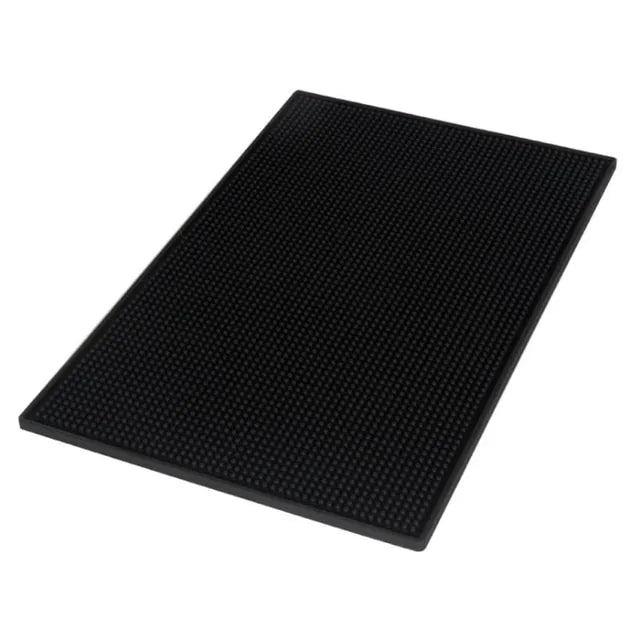 Crop Bar Mat top view – 30x15cm, heavy duty rubber, non-slip, spill protection