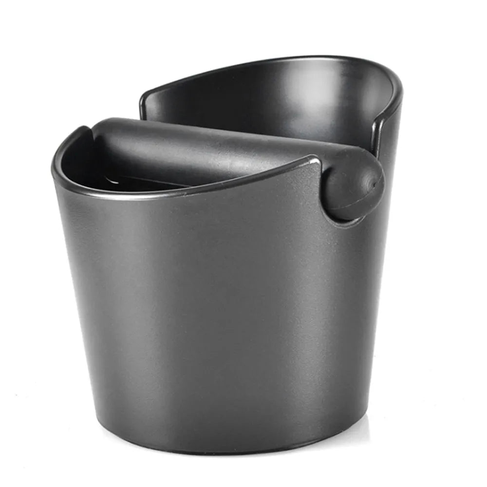 Cafemasy Coffee Knock Box Large – black ABS, clean espresso station, Crop Cafe