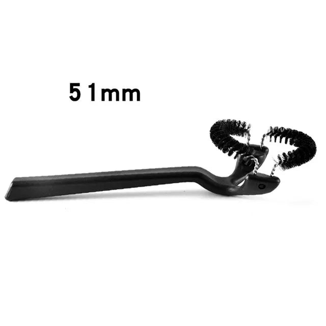 Cafemasy 58-53-51mm coffee machine clean brush with long handle and nylon bristles for espresso maintenance