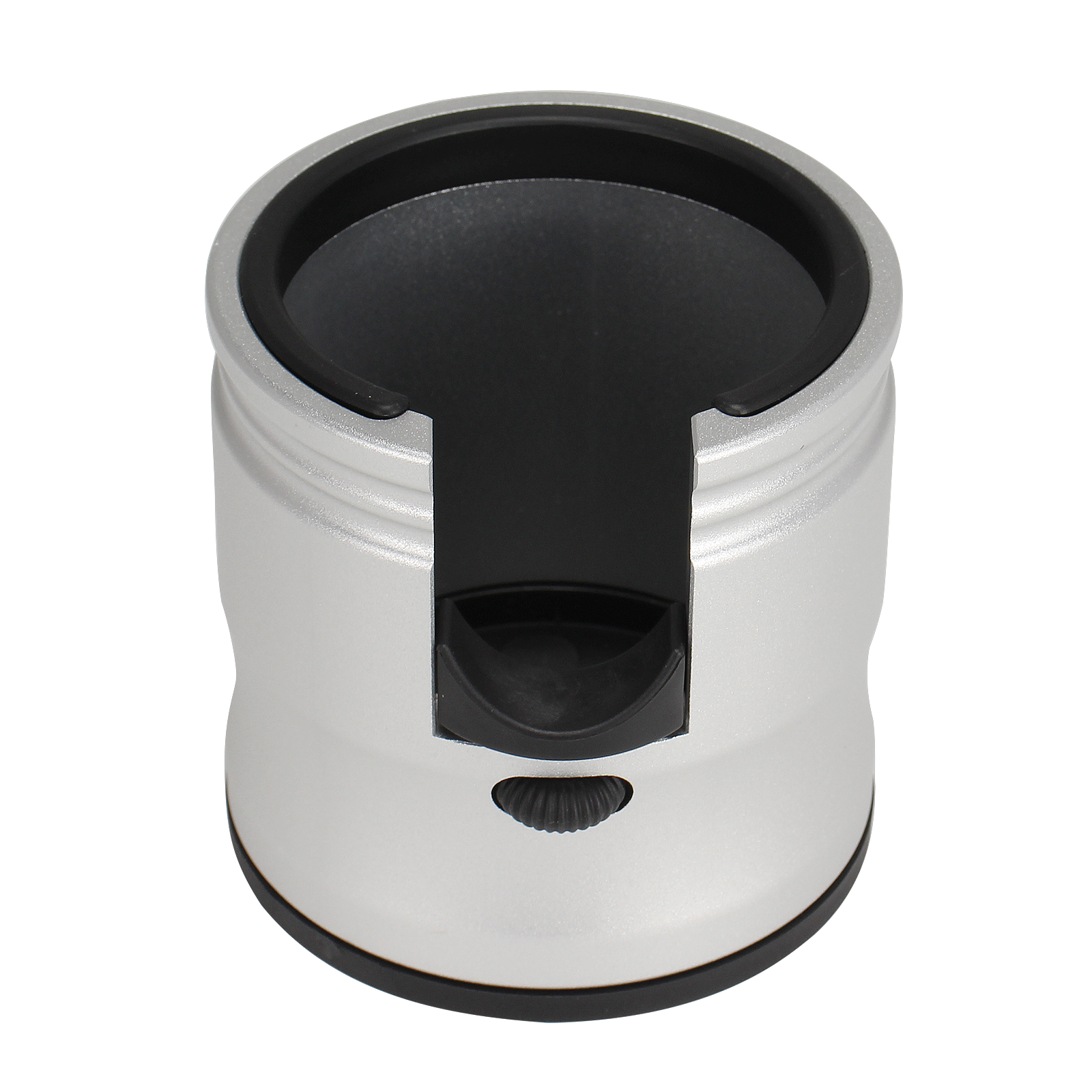 Crop Aluminum Coffee Portafilter Holder Silver