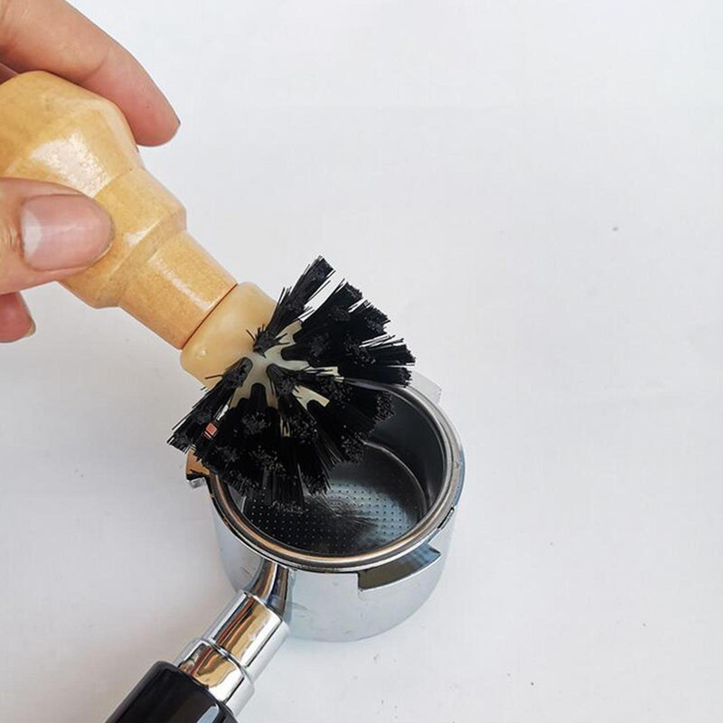 Crop Coffee Basket Cleaning Brush
