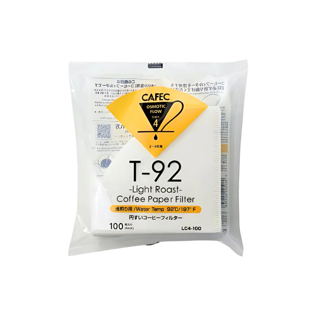 Cafec Light-Roast Paper Filter Cup4 100pcs/pack